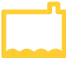 A yellow icon of a picture frame with a mountain-like shape at the bottom and a small square in the top right corner, symbolizing an image or photo.