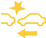 A yellow arrow pointing to the right, crossing over a gray, winding path with multiple curves on a black background.