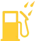 Yellow fuel pump icon with a nozzle and hose, depicted in a simple, blocky style on a transparent background.